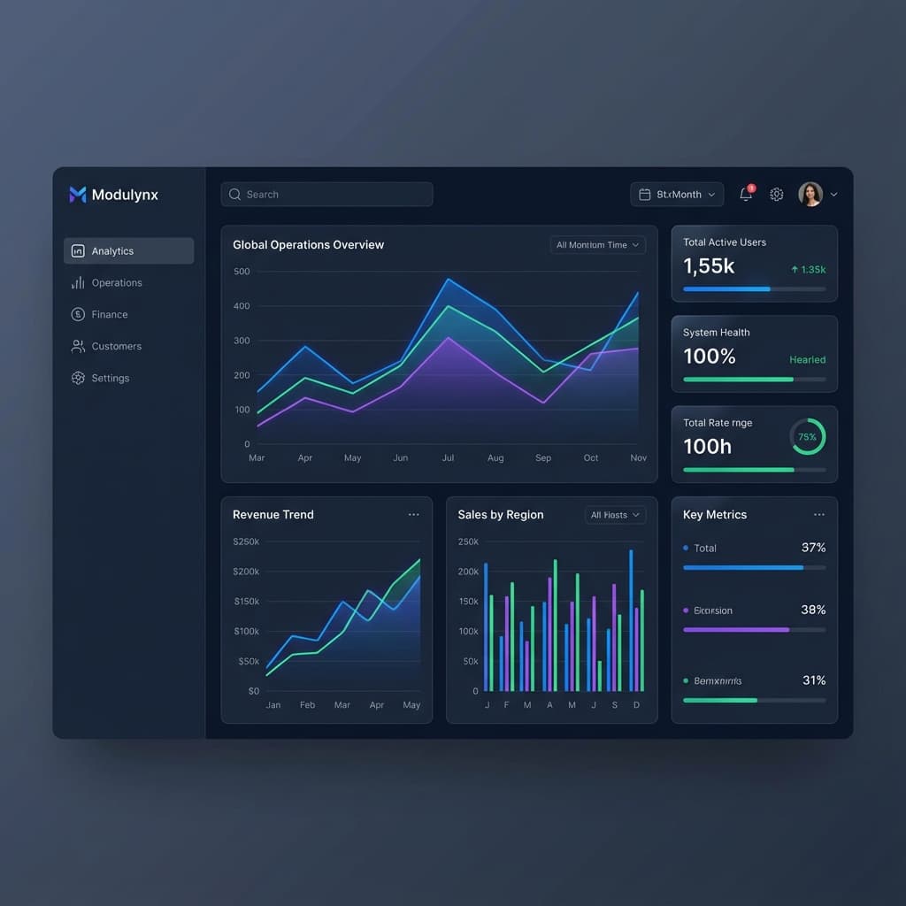 Modulynx Dashboard Interface